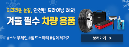겨울 차량 필수템