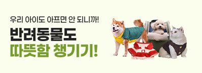 반려동물 겨울용품